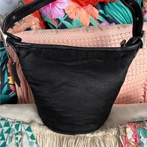 RARE COACH Maggie Satin Black Women's Bag